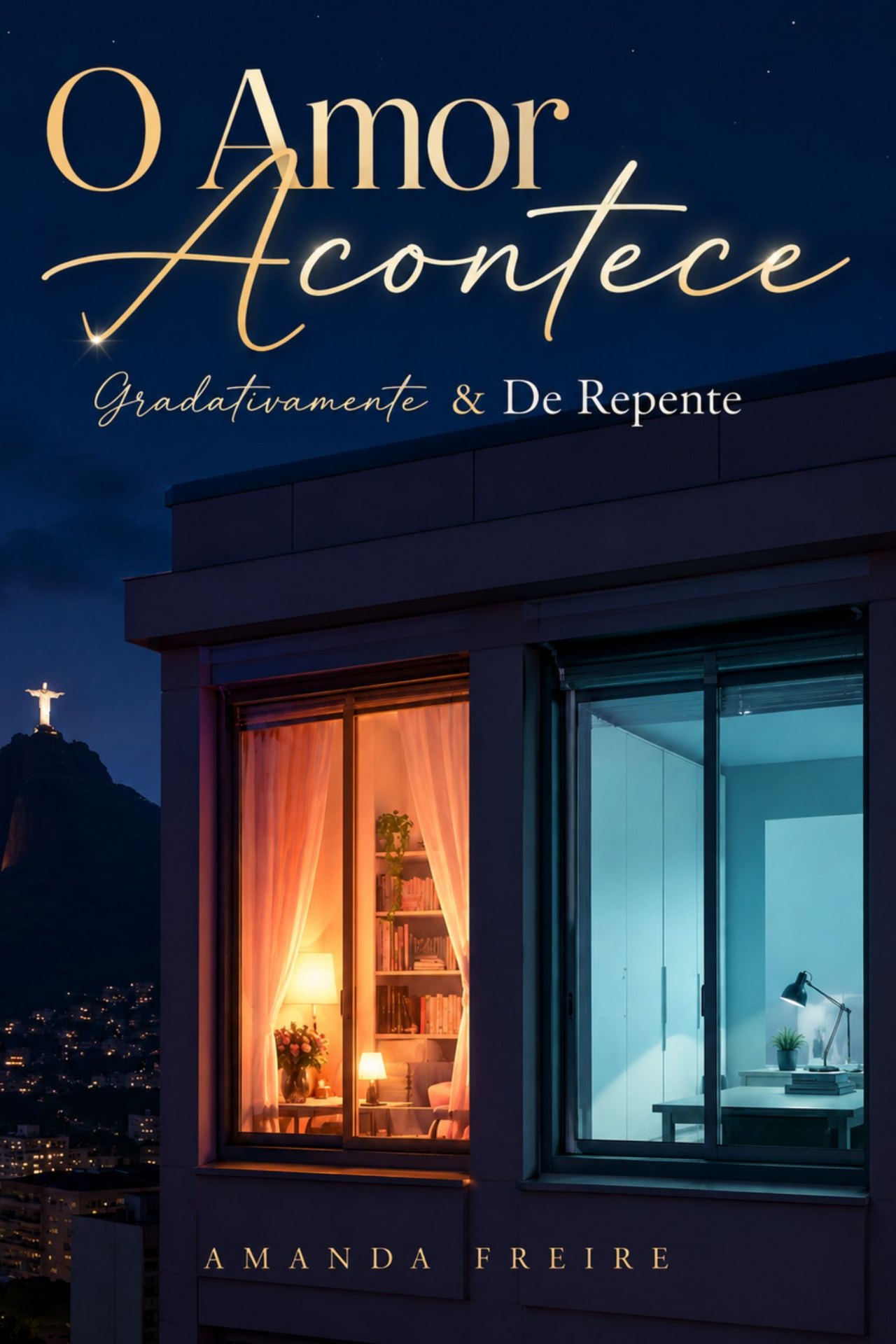 Capa do livro O Amor Acontece Gradativamente e de Repente